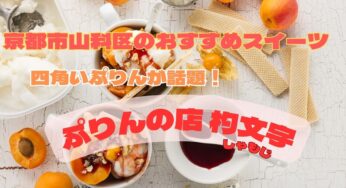 京都山科おすすめスイーツ・四角いぷりんの店【杓文字(しゃもじ)】